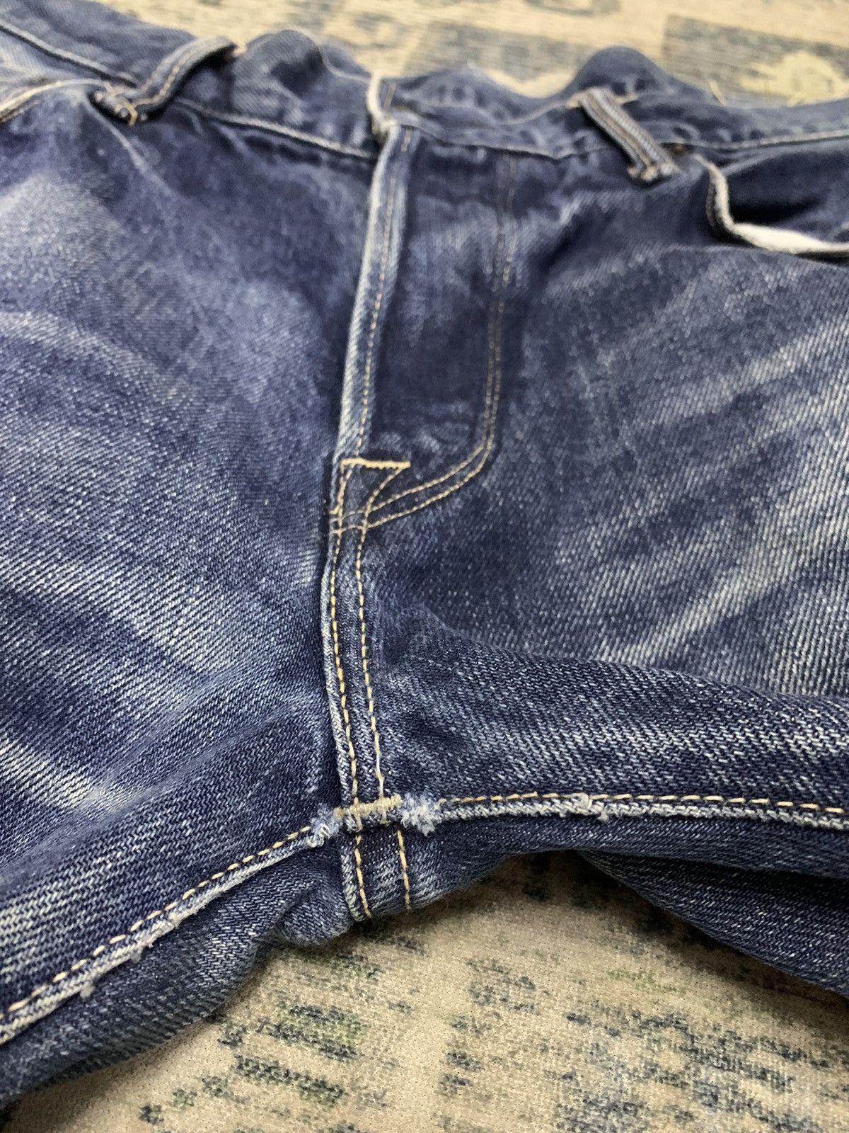 Japanese Brand KURO Selvedge Graphite Denim Size US 32 / EU 48 - 12 Thumbnail