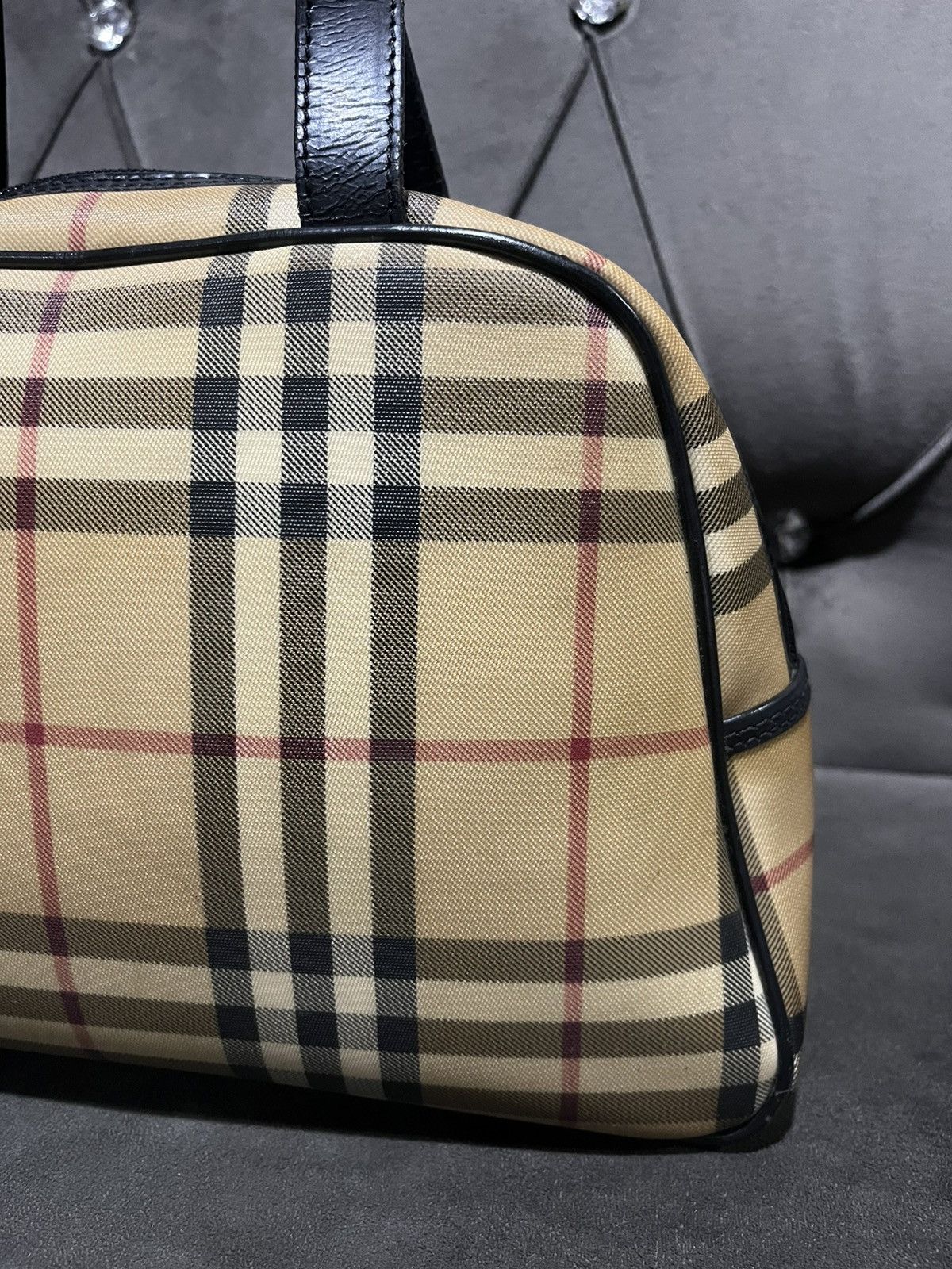 Burberry Authentic Burberry Nova Check Dome Handbag Size ONE SIZE - 8 Thumbnail