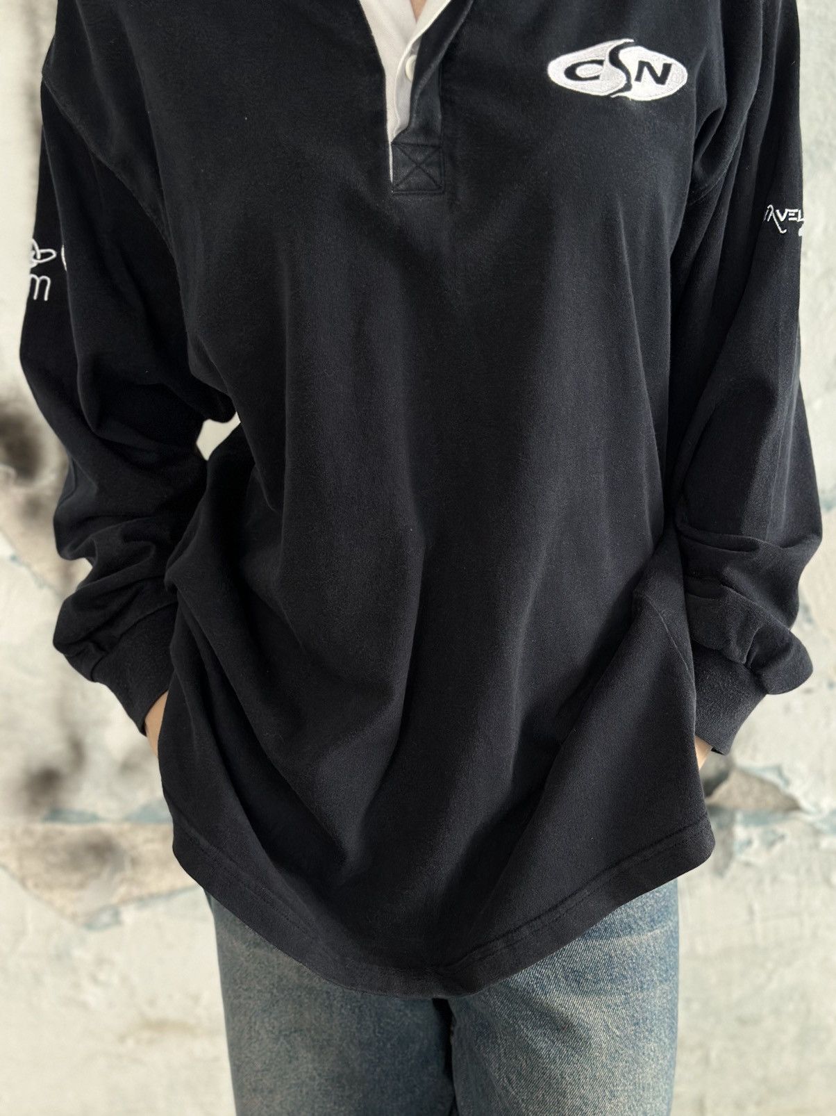 Sterling Ruby VTG Mans Island Life Rugby Size L 90s USA Hype Staff Pick Size US L / EU 52-54 / 3 - 5 Thumbnail