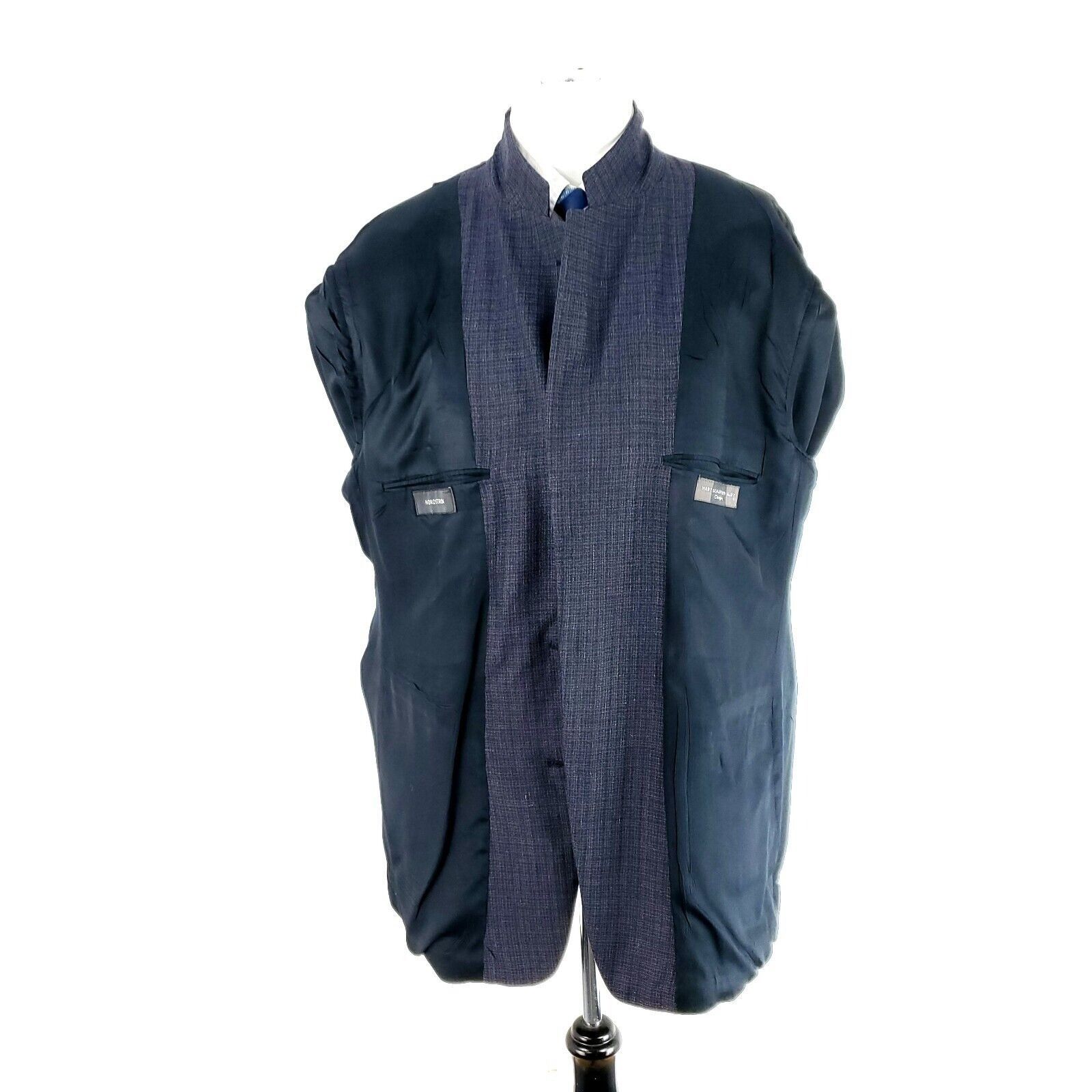 Hart Schaffner Marx Hart Schaffner Marx Nordstrom Comfort Wool 3 Button Sport Co Size 46L - 10 Thumbnail
