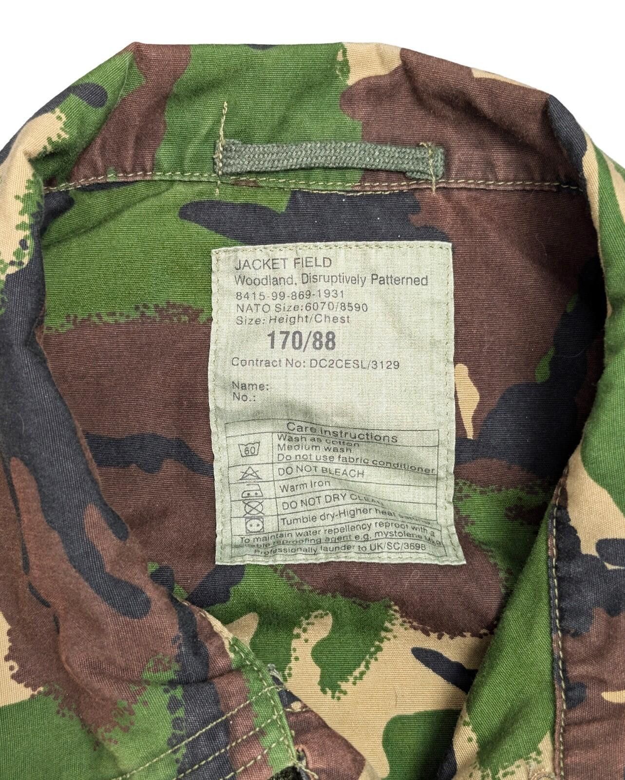 Other British Army Woodland DPM Combat Smock 2000s Era - Small Size ONE SIZE - 3 Thumbnail