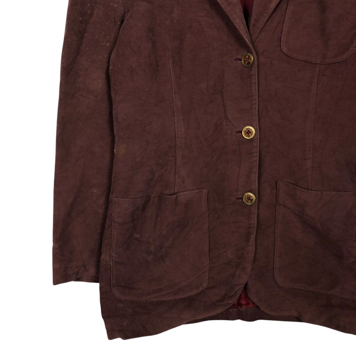 Vintage 🔥VINTAGE CHORE WORK JACKET MODE O SEE ITALY ISSEY MIYAKE Size L / US 10 / IT 46 - 6 Thumbnail