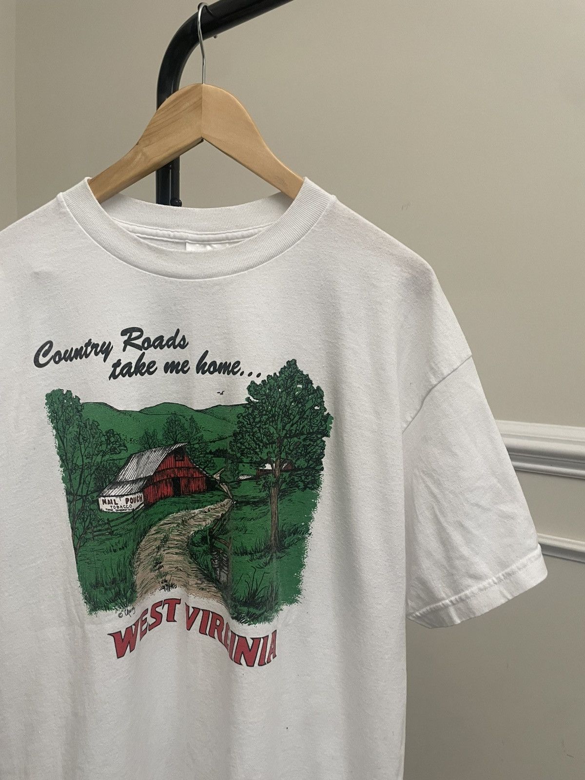 Vintage Vintage Virginia Graphic Barn Tee Unsoundrags Hanes Size US XL / EU 56 / 4 - 1 Thumbnail
