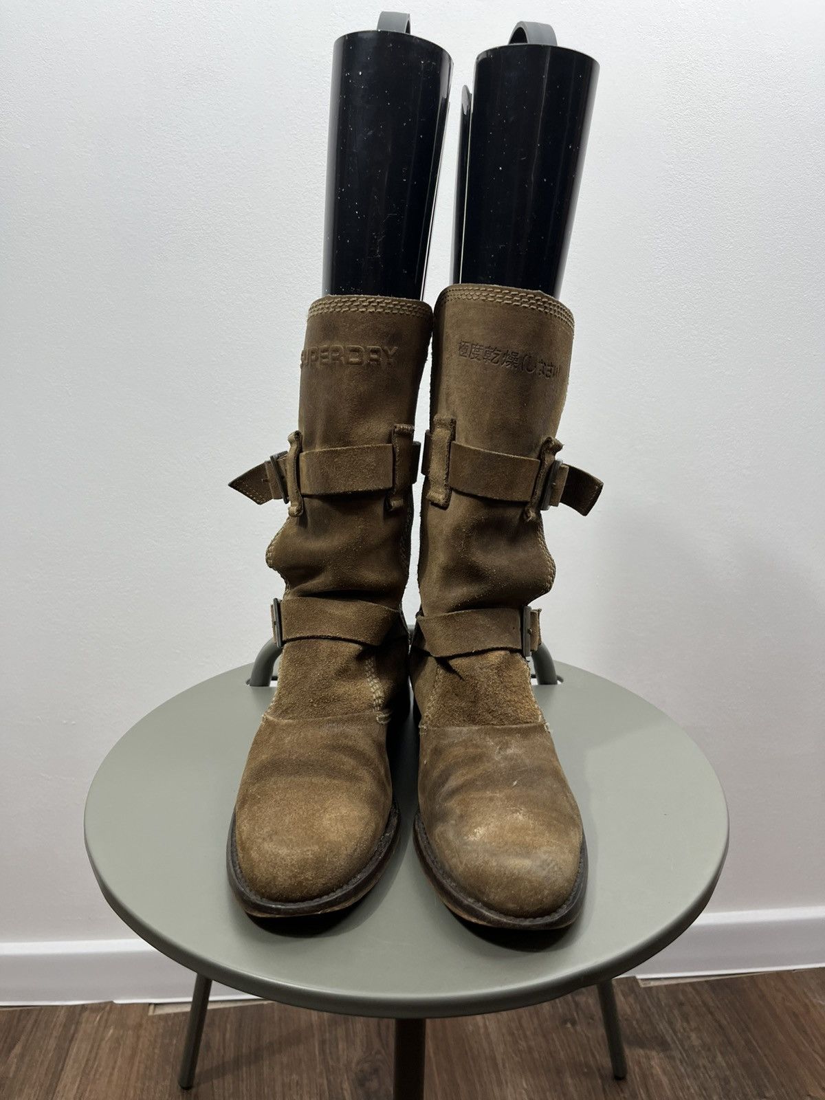 Superdry Superdry distressed suede buckle boots in brown Size US 9 / IT 39 - 5 Thumbnail