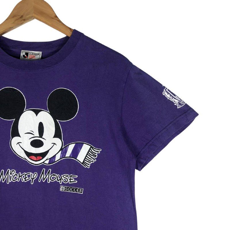 Disney Vintage Disney Mickey Mouse Soccer J-League T-Shirt Size US S / EU 44-46 / 1 - 4 Thumbnail