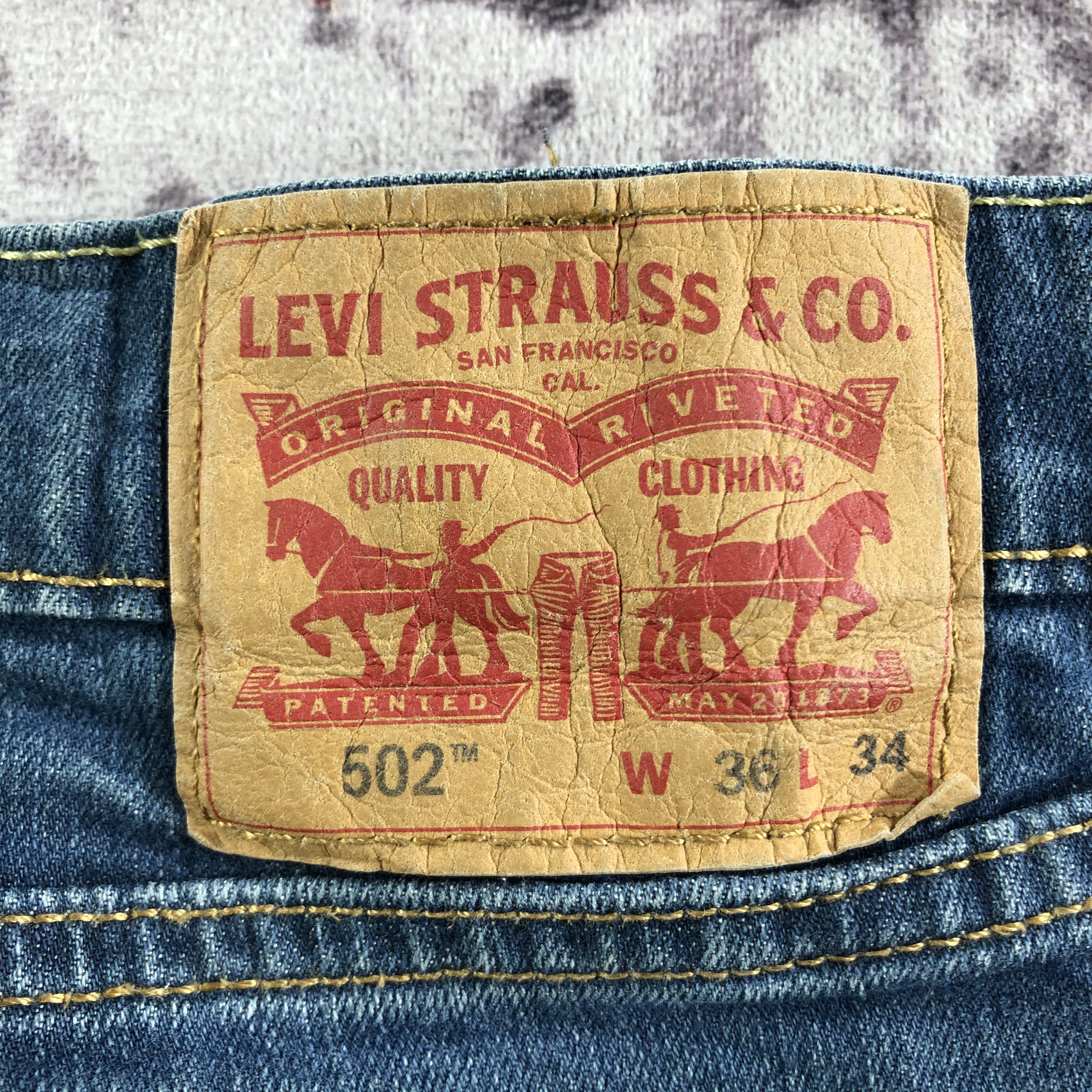 Levi's × Vintage Vintage Levis 502 Painter Jeans-JM3368 Size US 35 - 5 Thumbnail