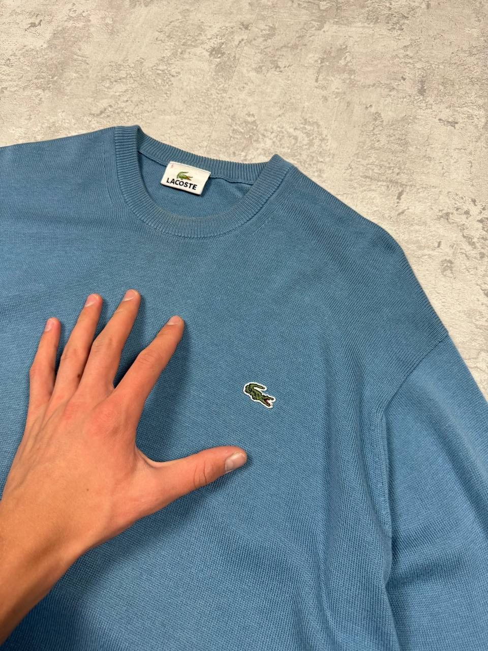 Lacoste Vintage Lacoste y2k Blue Sweater Size 5 Size US L / EU 52-54 / 3 - 6 Thumbnail