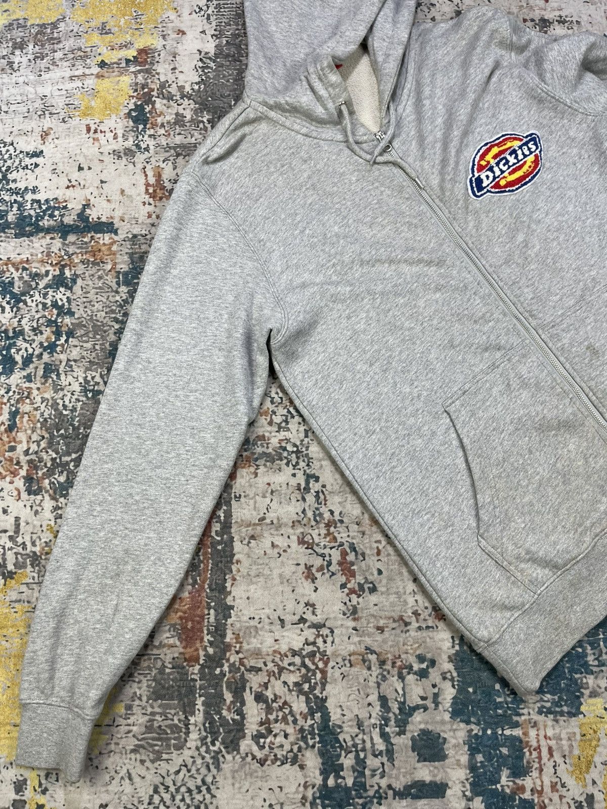 Dickies Vtg Dickies Patch Logo Zipper Hoodie Sweatshirt Size US L / EU 52-54 / 3 - 5 Thumbnail