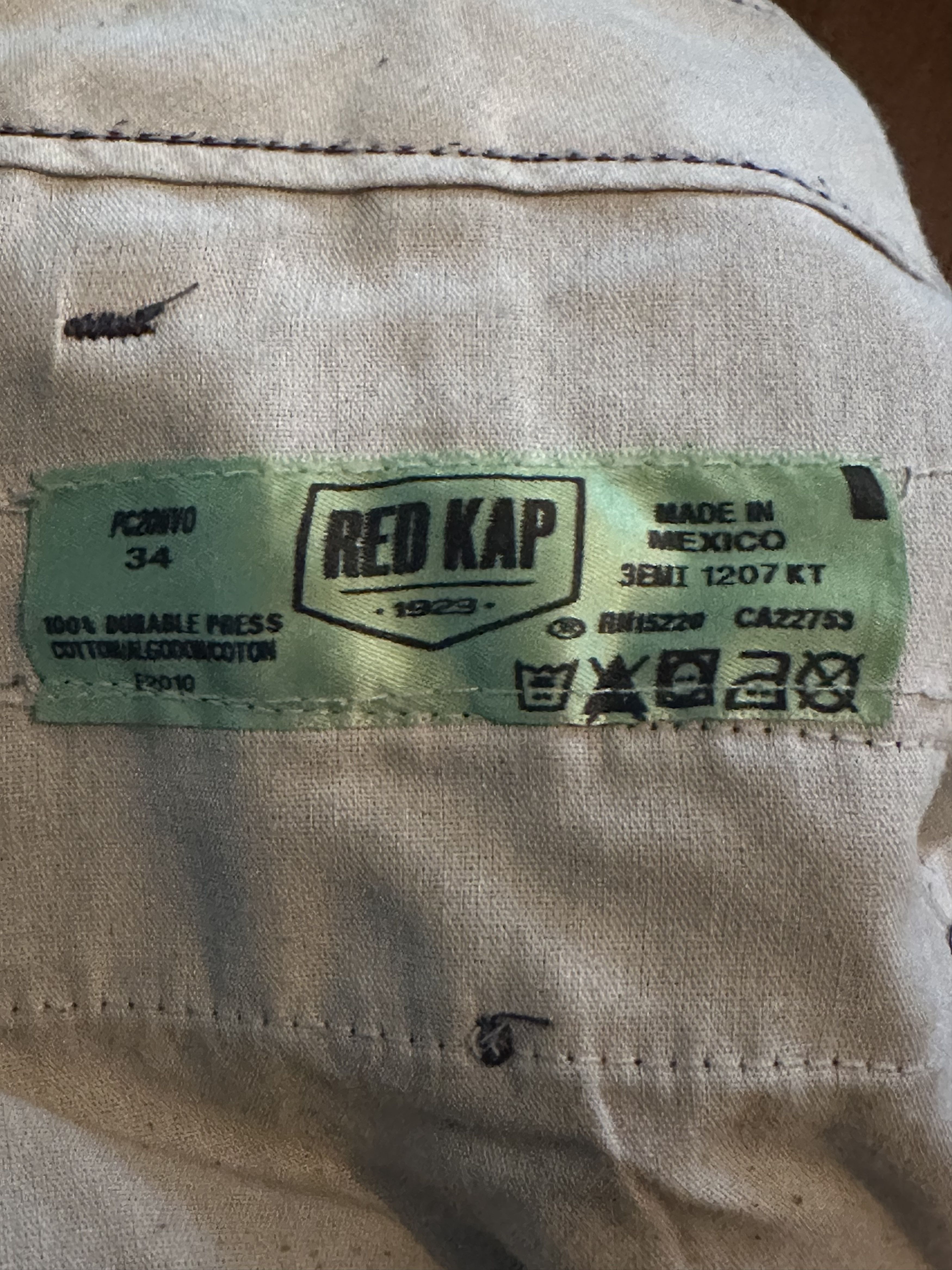 Red Kap Thrashed vintage Red Kap mechanic work pants Size US 34 / EU 50 - 4 Thumbnail