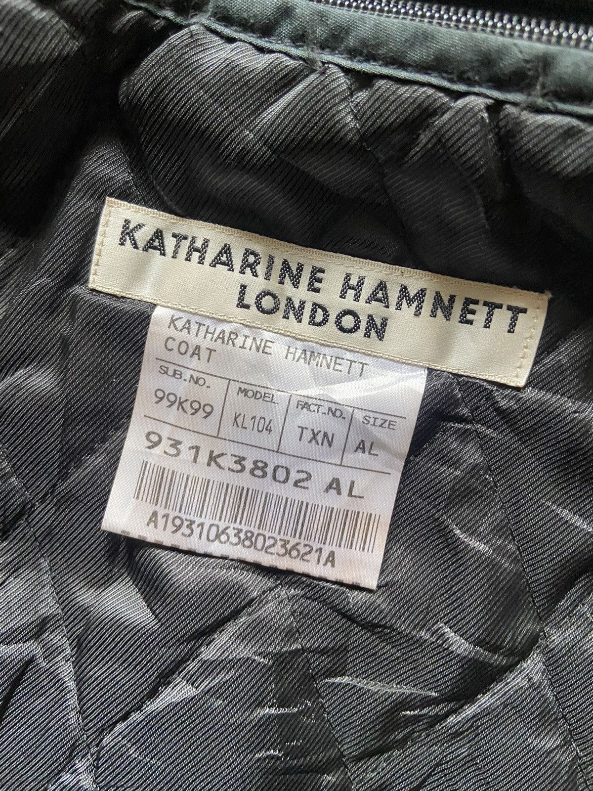 Katharine Hamnett London Vintage Katharine Hamnett London Cuffs Stripe Coat Jacket Size US L / EU 52-54 / 3 - 10 Thumbnail