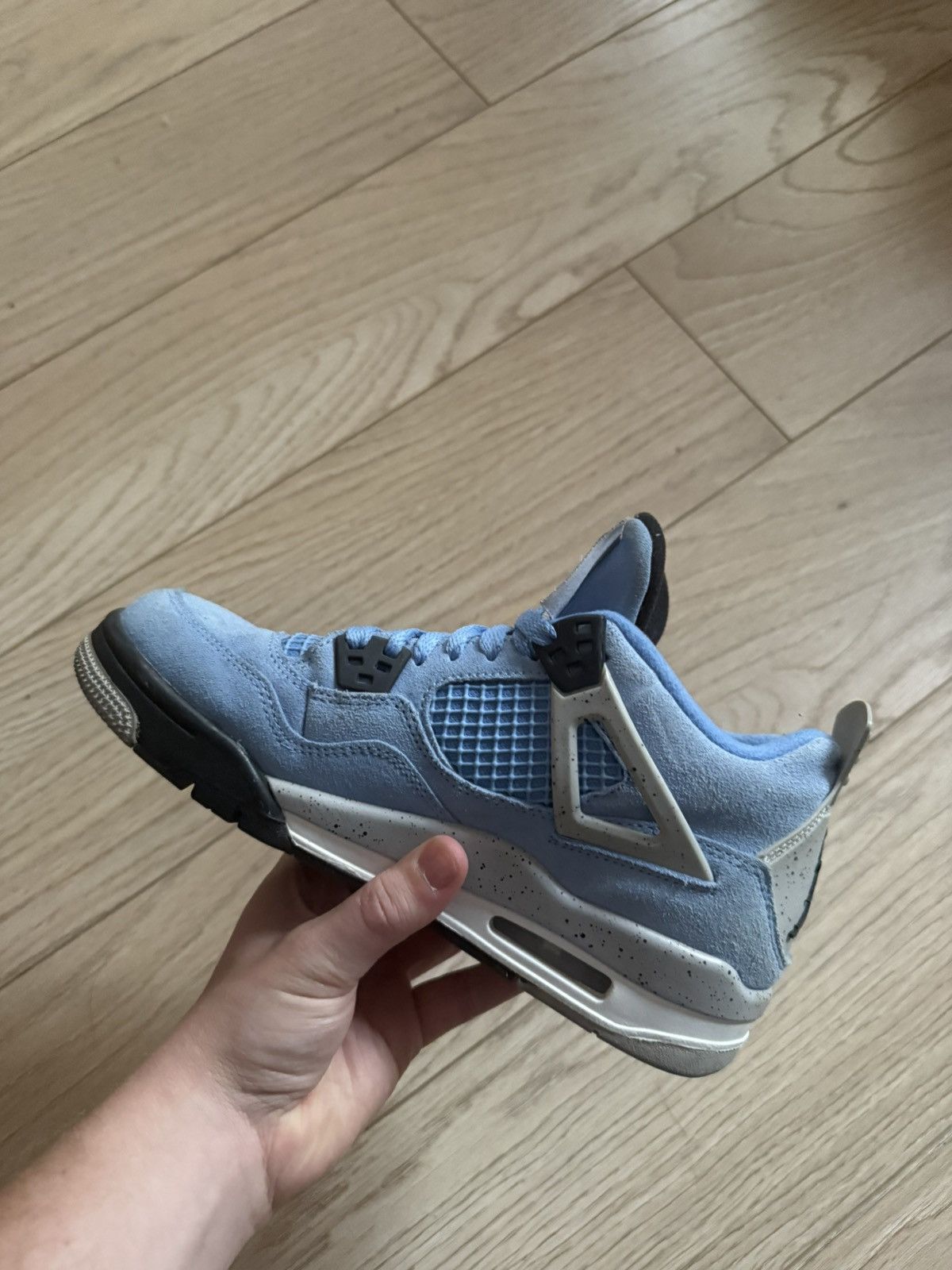 Nike Jordan 4 University Blue Size US 8 / IT 38 - 3 Thumbnail