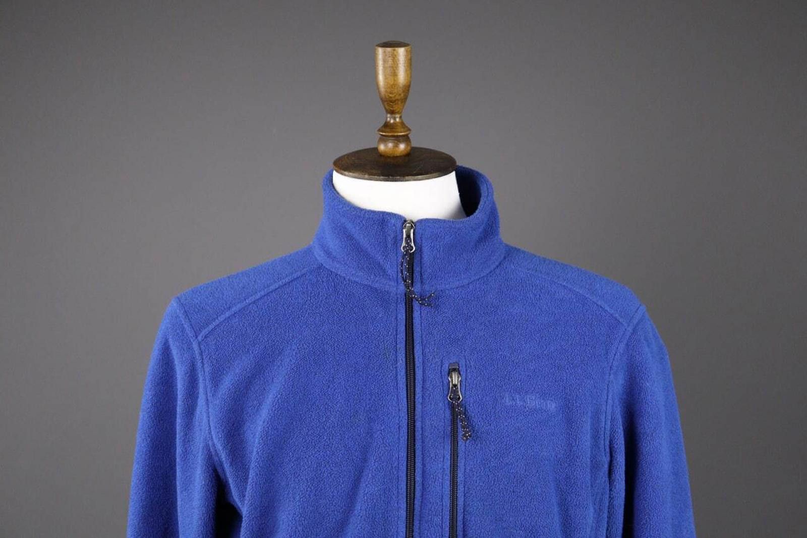 L.L. Bean Men L.L. Bean Blue Polartec Fleece Jacket Size L Size US L / EU 52-54 / 3 - 4 Thumbnail