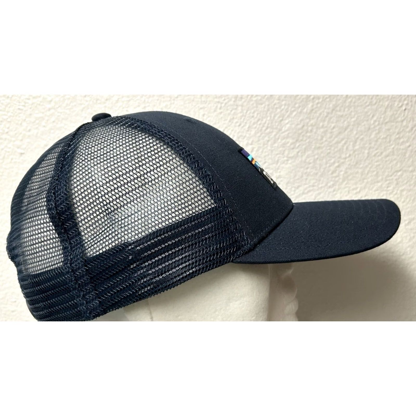 Patagonia Patagonia Trucker Hat Navy Blue P-6 Logo LoPro One Size Men Mens Hat Size ONE SIZE - 3 Thumbnail