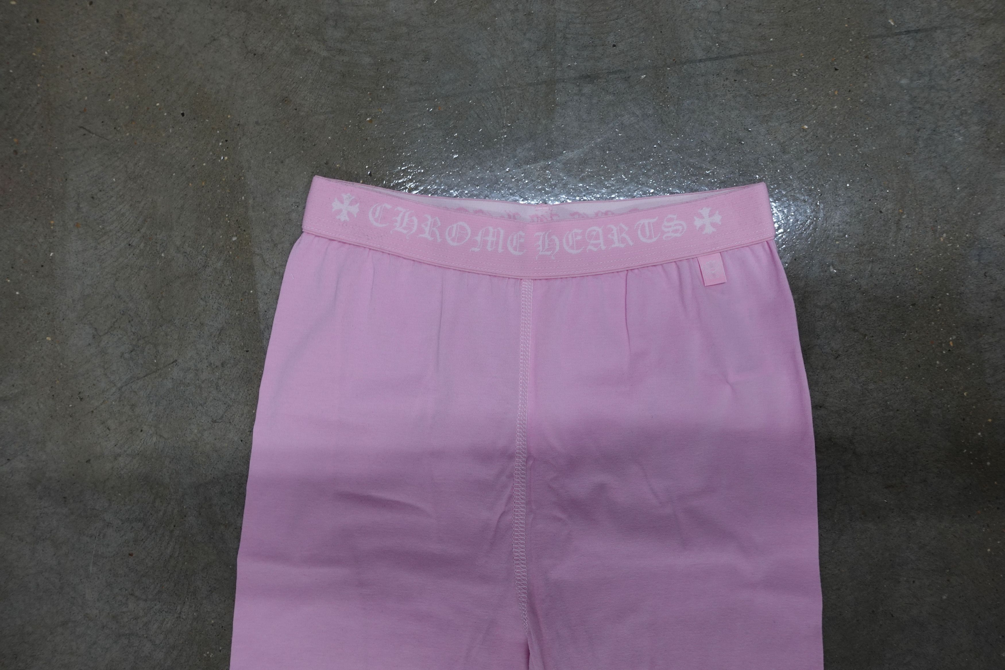 Chrome Hearts CHROME HEARTS HORSESHOE LEGGINGS PINK Size 26" / US 2 / IT 38 - 2 Thumbnail