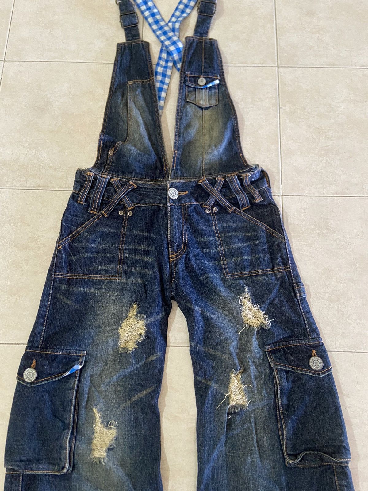 Hysteric Glamour Rare💥Blue Moon Flare Boot Cut Distressed Denim Pants Size US 30 / EU 46 - 3 Thumbnail