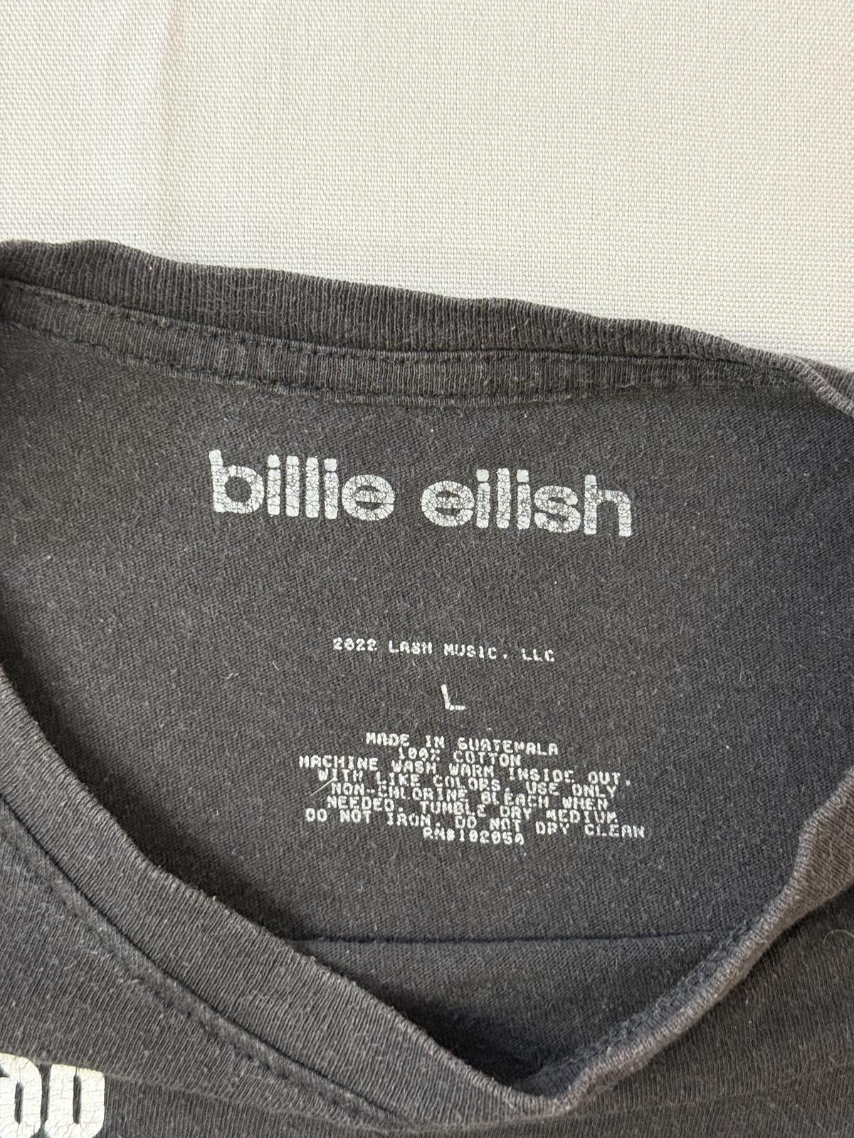 Billie Eilish Faded Billie Eilish T-shirt Happier Than Ever Album Tee - L Size L / US 10 / IT 46 - 2 Thumbnail