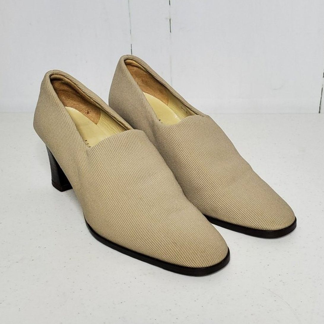 Charles Jourdan Charles Jourdan Stretch Fabric Slip On Loafers Vintage 6.5 Size US 6.5 / IT 36.5 - 10 Thumbnail