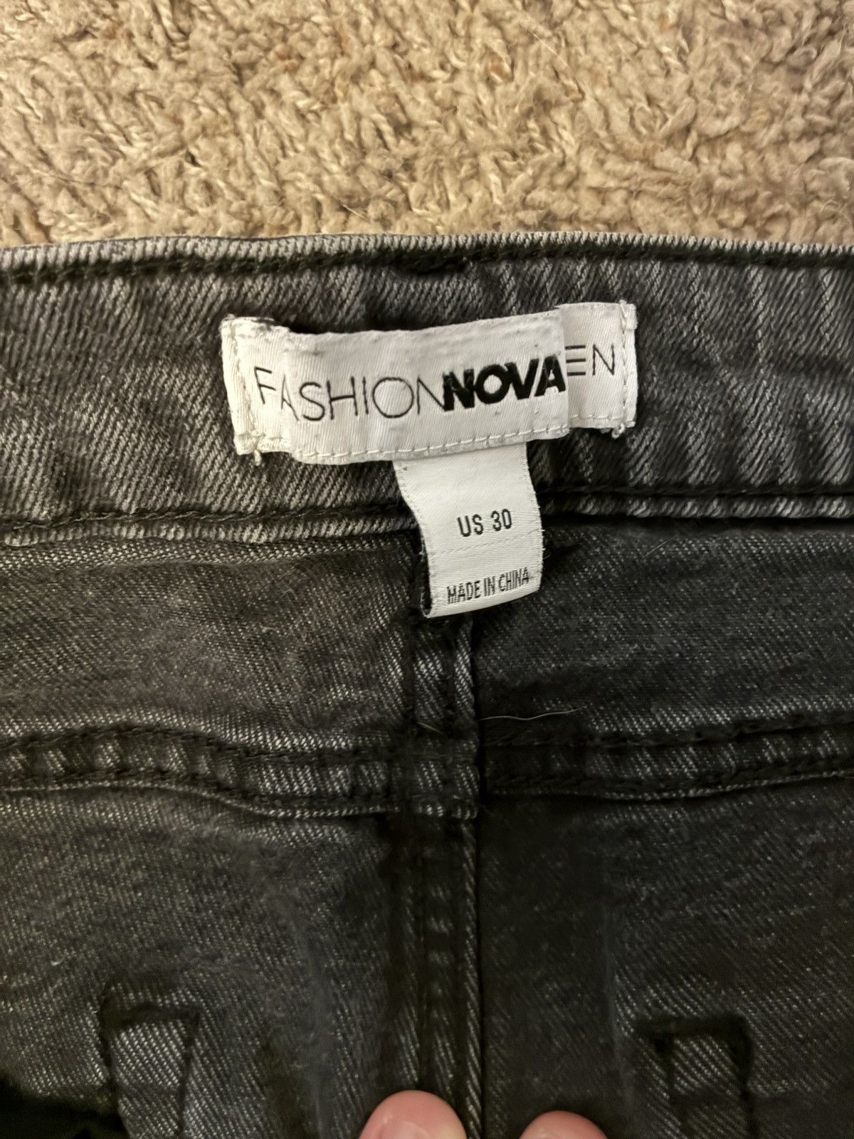 Fashion Nova FashionNova | Black Skinny Denim Size US 30 / EU 46 - 3 Thumbnail
