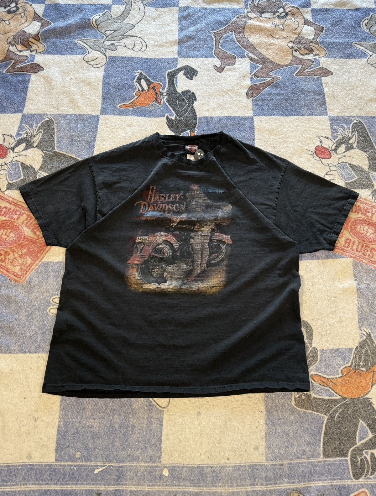 Harley Davidson Vintage thrashed Harley tee Size US XXL / EU 58 / 5 - 1 Thumbnail