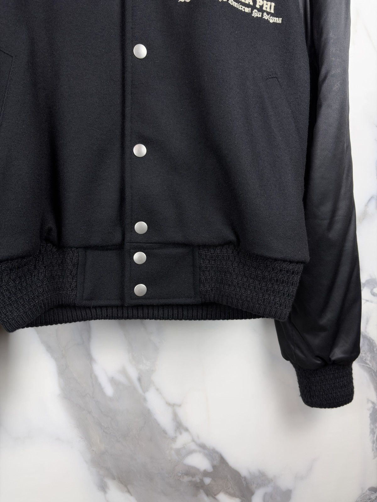Raf Simons FW06 Raf By Raf Simons Ashes And Heroes Wool Varsity Jacket Size US S / EU 44-46 / 1 - 5 Thumbnail