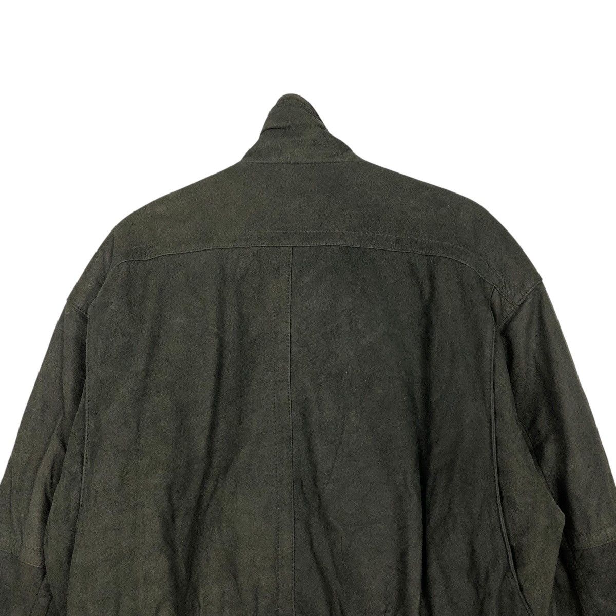 Japanese Brand 📌Vintage Leather Jacket Blanket Unbranded Jpn Issey Miyake Size US M / EU 48-50 / 2 - 10 Thumbnail