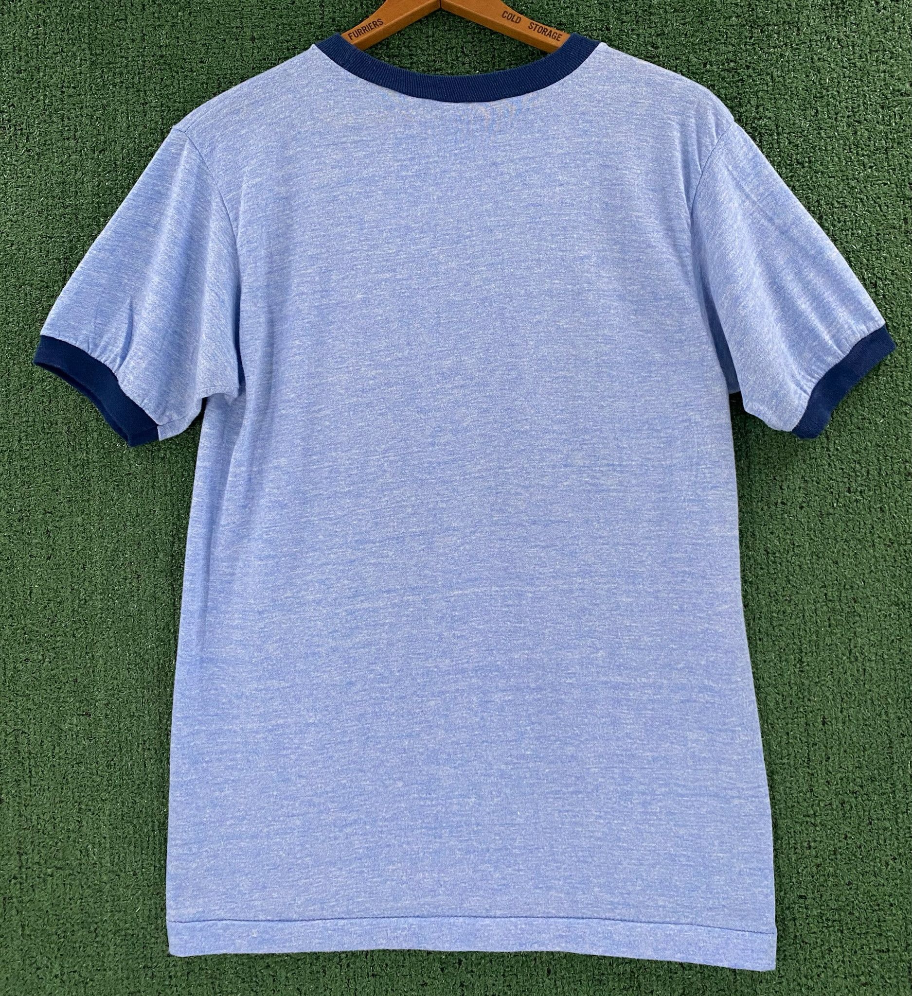 Vintage 80’s HIS Single Stitch Tri-Blend Ringer T-Shirt Small Size US S / EU 44-46 / 1 - 5 Thumbnail