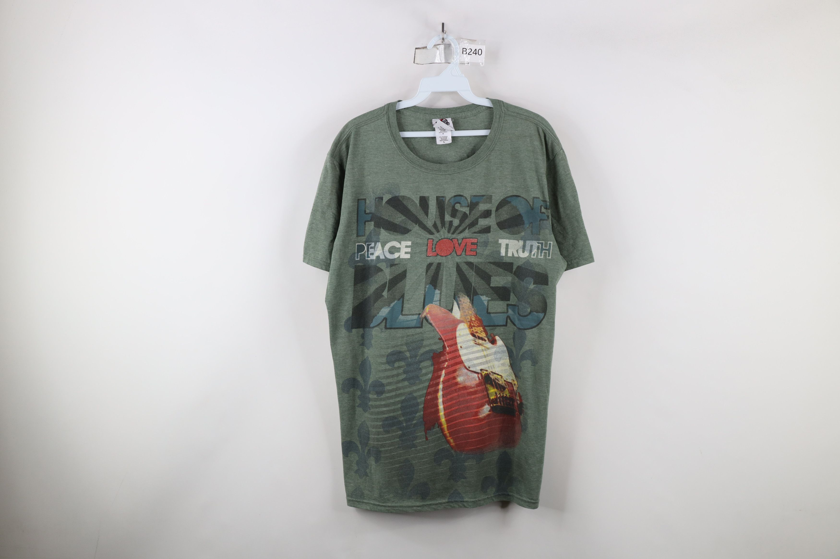 Vintage Vintage Spell All Over Print House of Blues T-Shirt Green Size US L / EU 52-54 / 3 - 1 Thumbnail