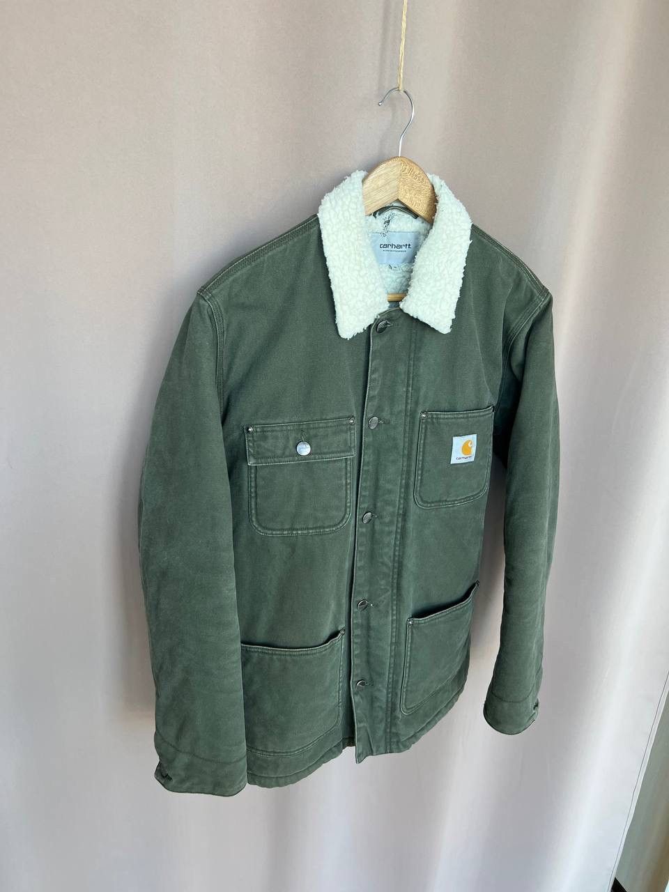 Carhartt Carhartt Men's Denim Fairmount Coat Sherpa Lined Size M Size US M / EU 48-50 / 2 - 5 Thumbnail