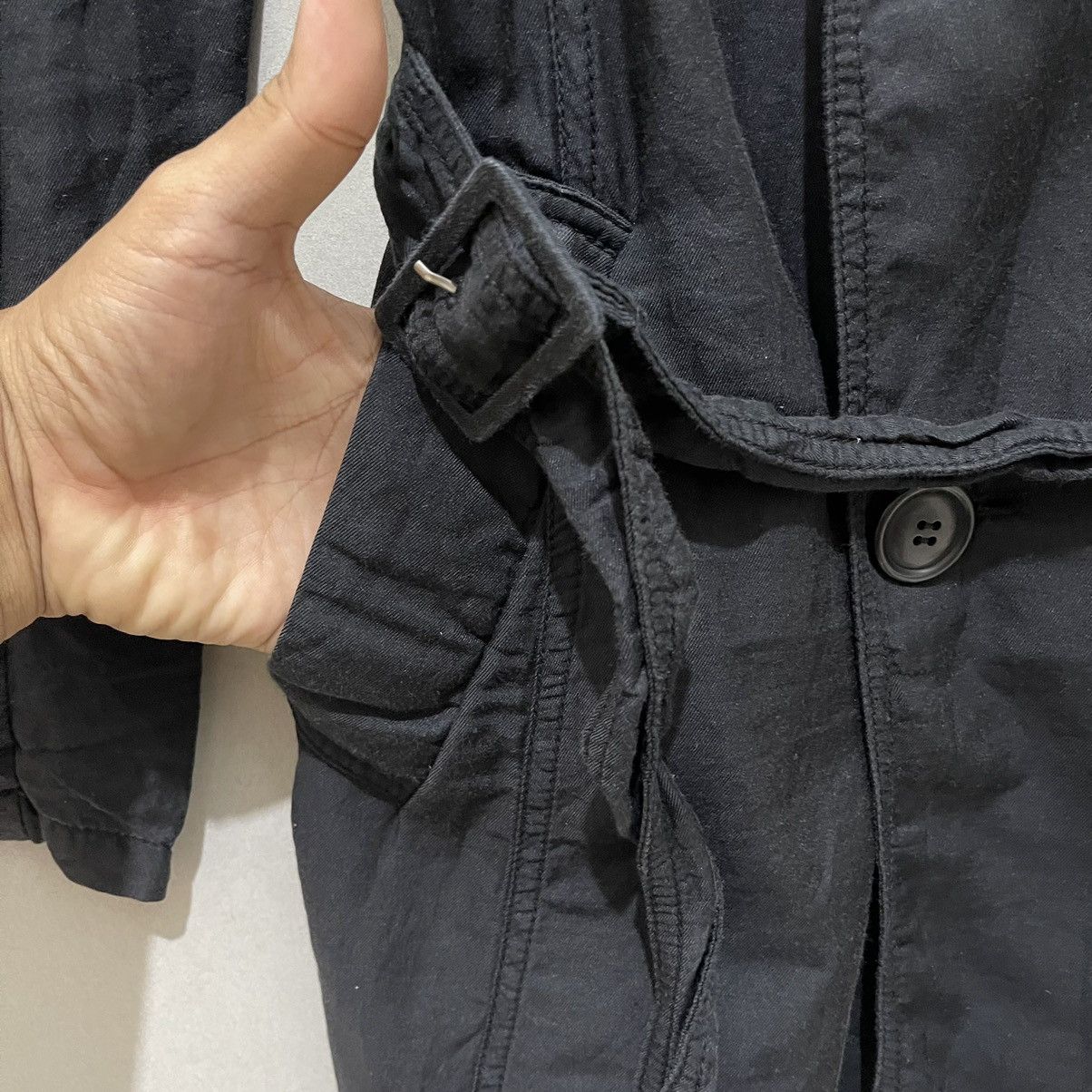Issey Miyake × Japanese Brand × Sunao Kuwahara Vintage Issey Miyake Sunao Kuwahara Trench Coat Size M / US 6-8 / IT 42-44 - 15 Thumbnail