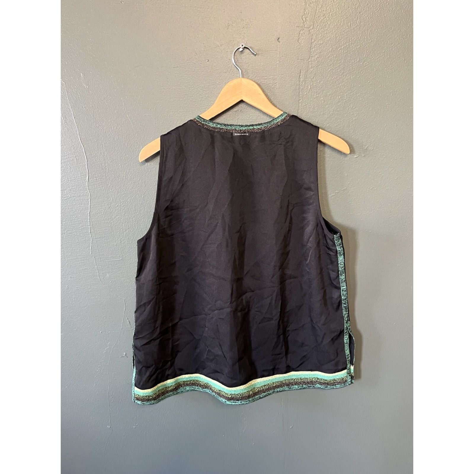 Scotch & Soda Scotch & Soda Womens Black Sleeveless Tank Size 2 Adult Regular Size 2 Tank Top Sleeveless Black Womens Sc o tch & Soda Size XS / US 0-2 / IT 36-38 - 2 Thumbnail