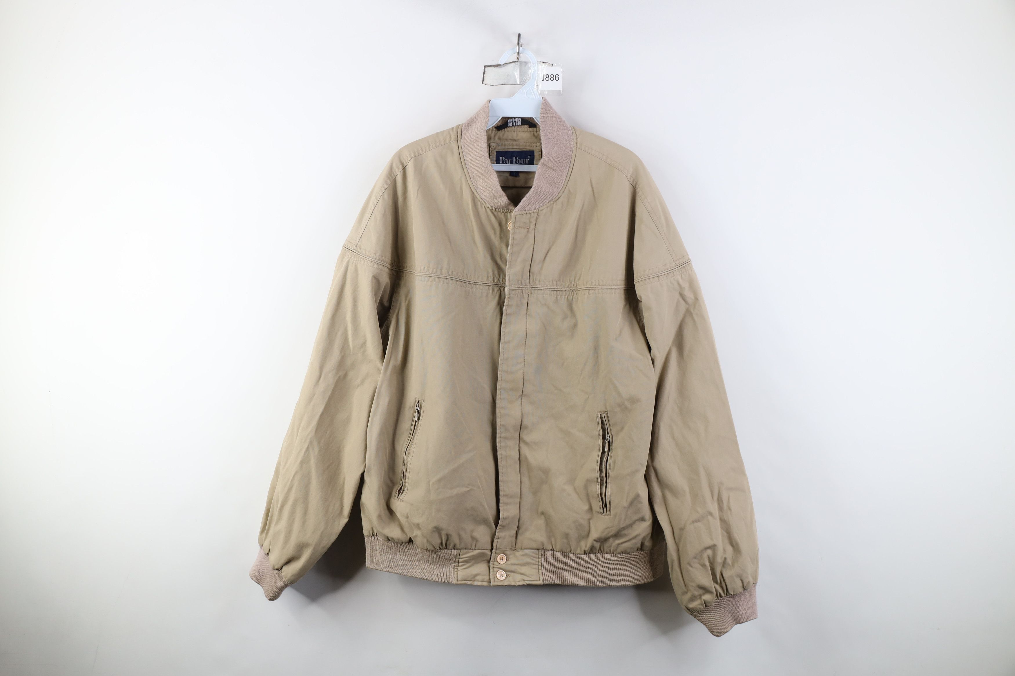 Vintage Vintage 90s Streetwear Catalina Bomber Jacket Beige Size US L / EU 52-54 / 3 - 1 Thumbnail