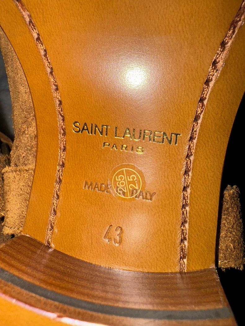 Saint Laurent Paris Saint Laurent Paris Suede buckled Chelsea boots Size US 10 / EU 43 - 4 Thumbnail