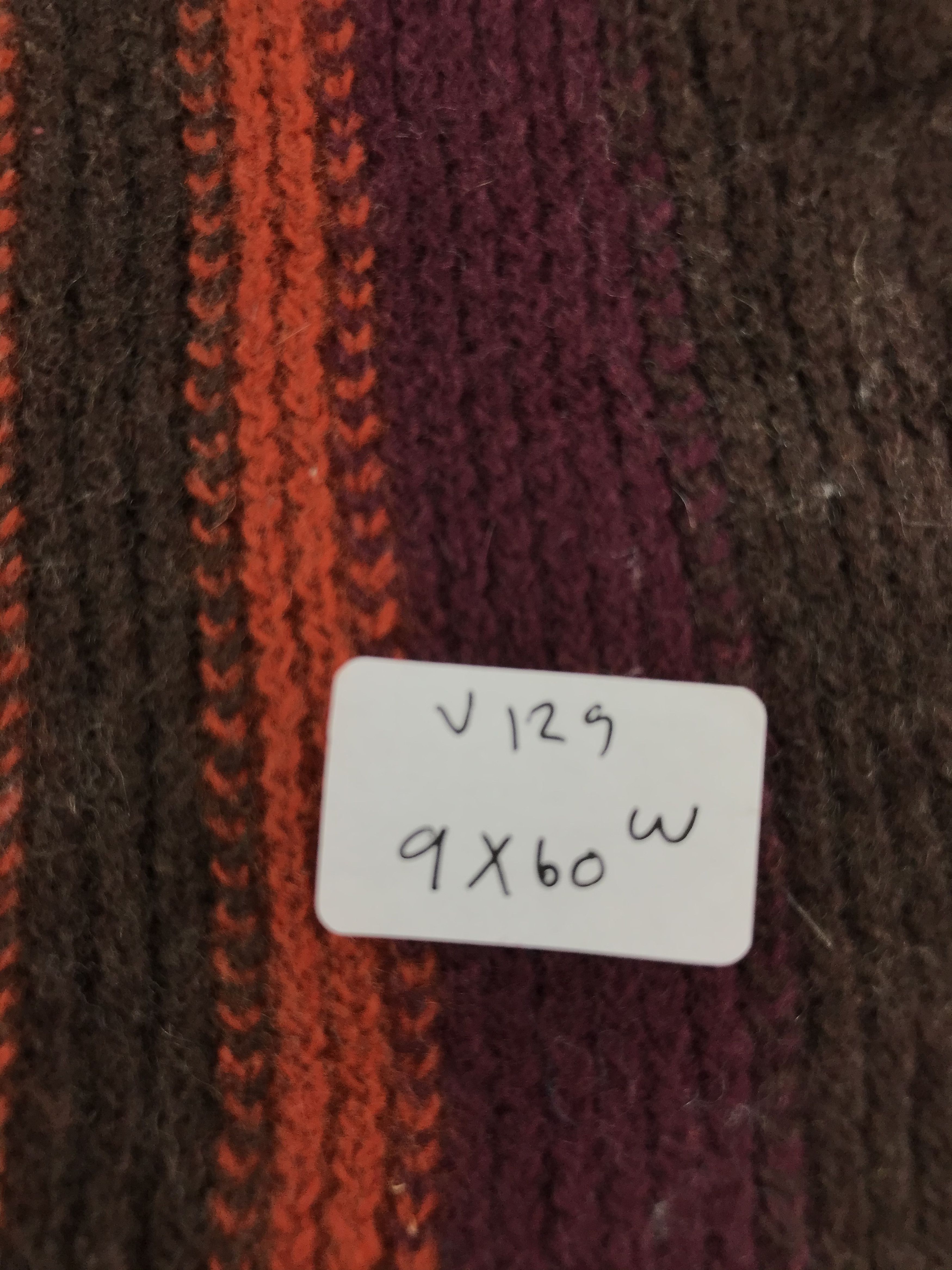 Massimo Dutti Massimo Dutti Striped Knit Wool Scarf Muffler V129 Size ONE SIZE - 6 Thumbnail