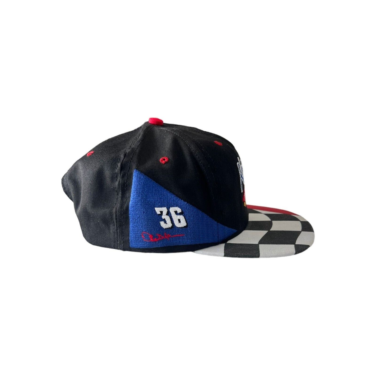 NASCAR Vintage 90s Kudos Nascar Racing Ernie Irvan #36 Snapback Size ONE SIZE - 4 Thumbnail