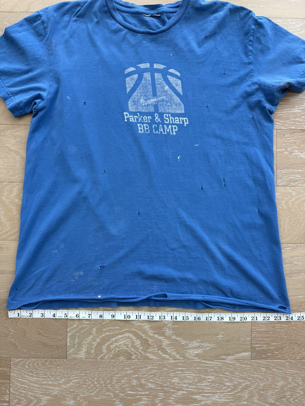 Nike Distressed Nike Basketball Camp grunge Y2K Size US L / EU 52-54 / 3 - 10 Thumbnail