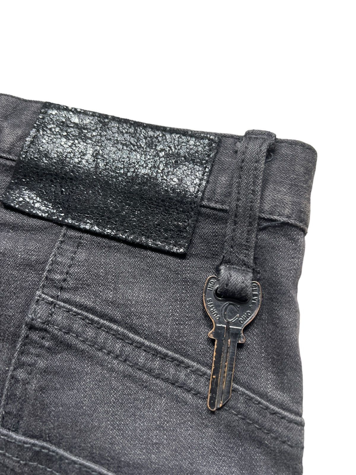 Japanese Brand Moonage Devilment 🇯🇵 Drop Crotch Skinny Jeans Size US 30 / EU 46 - 9 Thumbnail