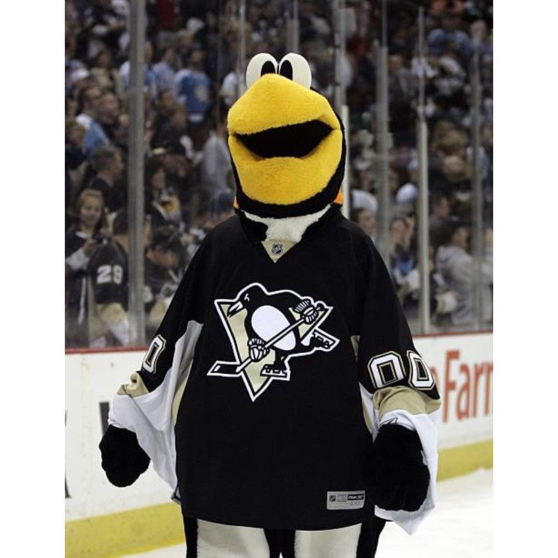 NHL × Reebok Pittsburgh Penguins 2010s RBK jersey XL blk gold hockey vtg Size US XL / EU 56 / 4 - 8 Thumbnail