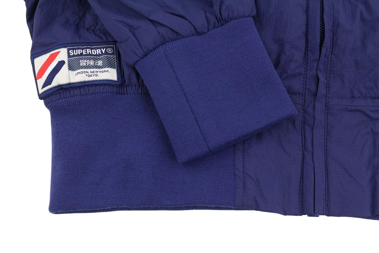 Superdry NON HOODED TRACK M Blue High Neck 87991 Size M / US 6-8 / IT 42-44 - 6 Thumbnail