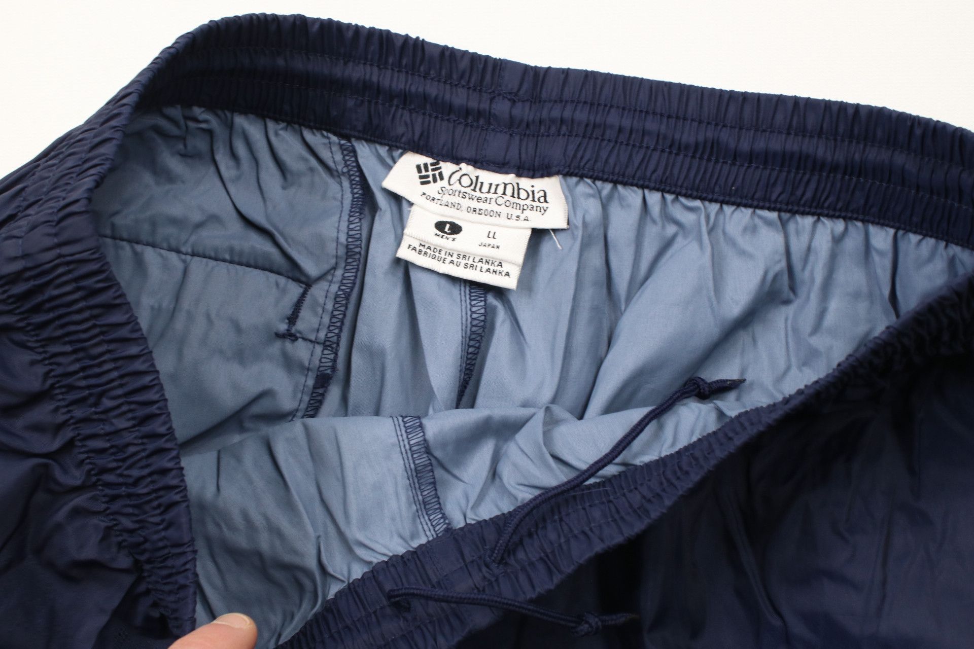 Columbia Vintage 90s Columbia Wide Leg Packable Hiking Rain Pants Size US 36 / EU 52 - 9 Thumbnail