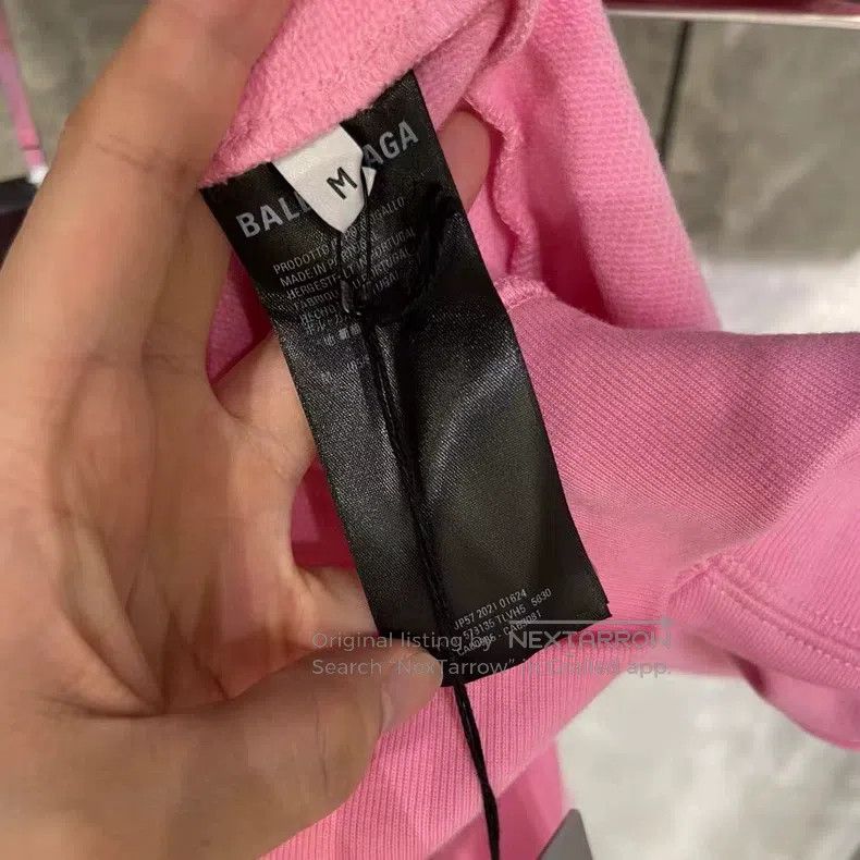Balenciaga Balenciaga Pink diamond hoodie Size US M / EU 48-50 / 2 - 4 Thumbnail