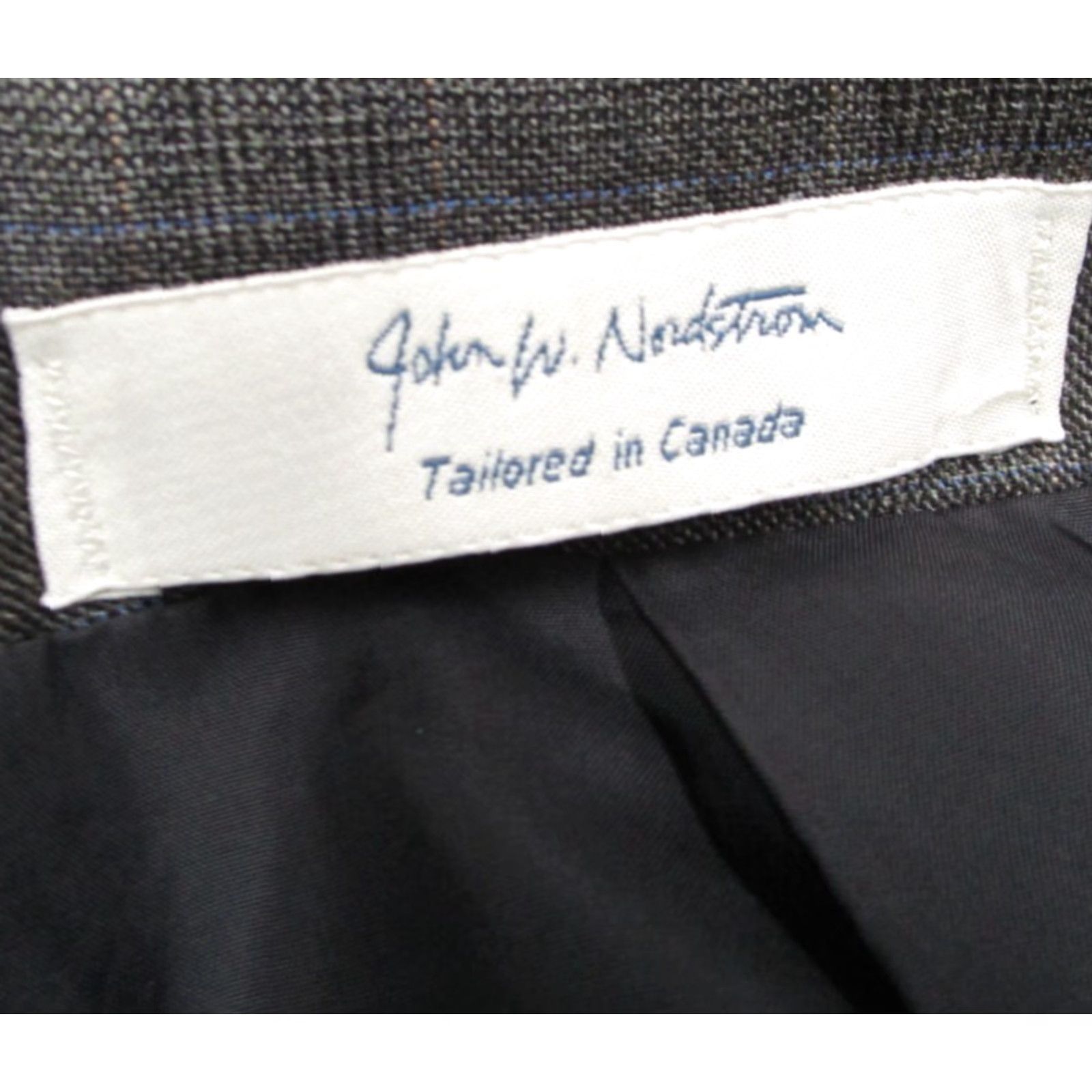 Loro Piana John W. Nordstrom Loro Piana Jacket Mens 46 R Gray Wool 2 Button Blazer Work Travel Suit Jacket Size 46R - 2 Thumbnail