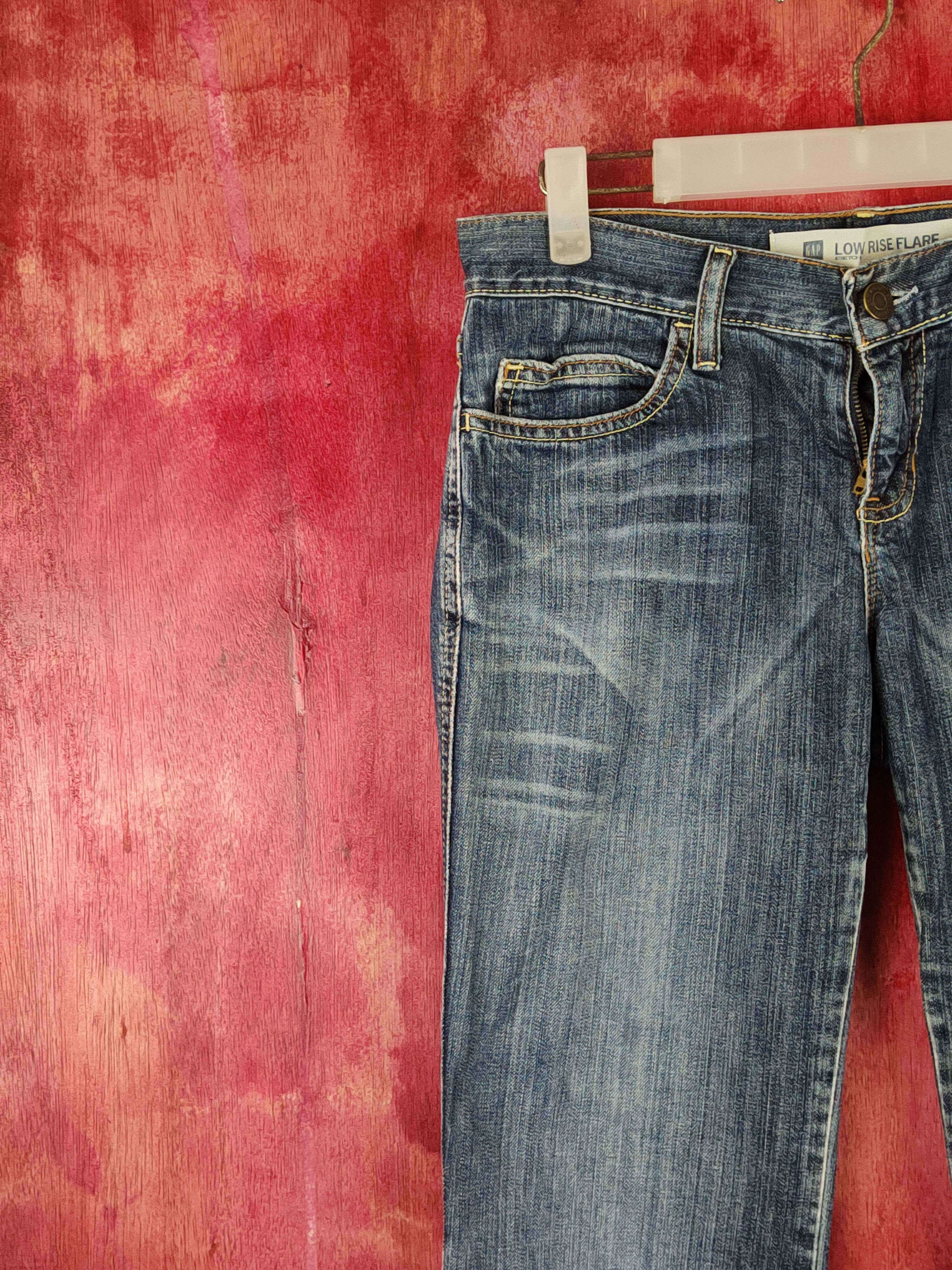 Gap Gap Dark Blue Distressed Ripped Jeans#S1806 Size 30" / US 8 / IT 44 - 3 Thumbnail