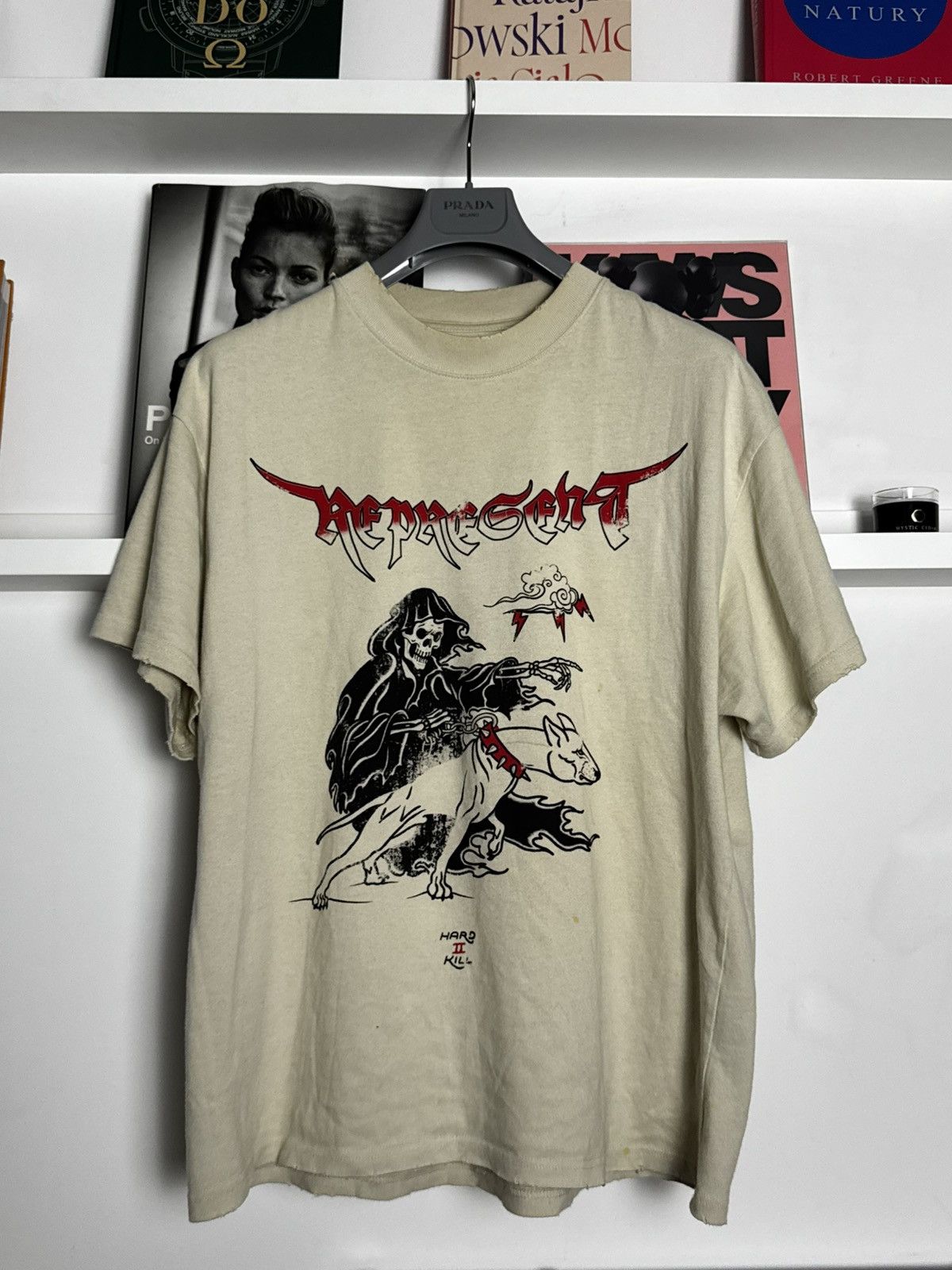 Represent Clo. Repesent clo. streetwear death tees t-shirt hype sneakers Size US L / EU 52-54 / 3 - 1 Thumbnail