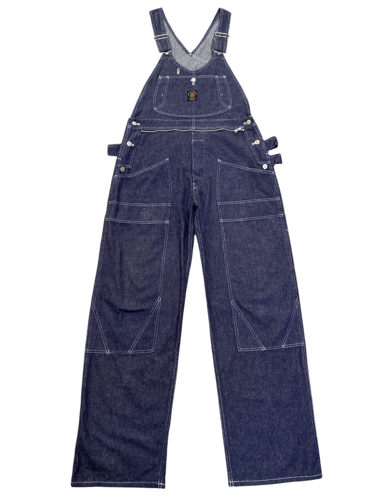 Japanese Brand × PERSON'S Japanese Brand Person’s for Men Double Knee Denim Overalls Size US 36 / EU 52 - 1 Thumbnail