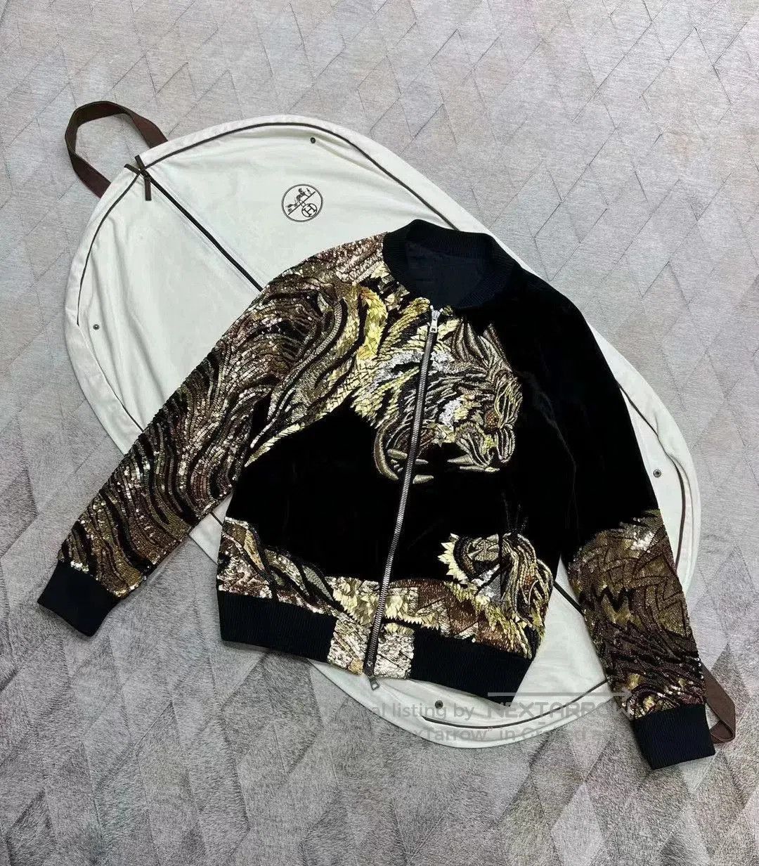 Balmain Balmain Tiger Jacket with Scale Beads. Size US M / EU 48-50 / 2 - 1 Thumbnail
