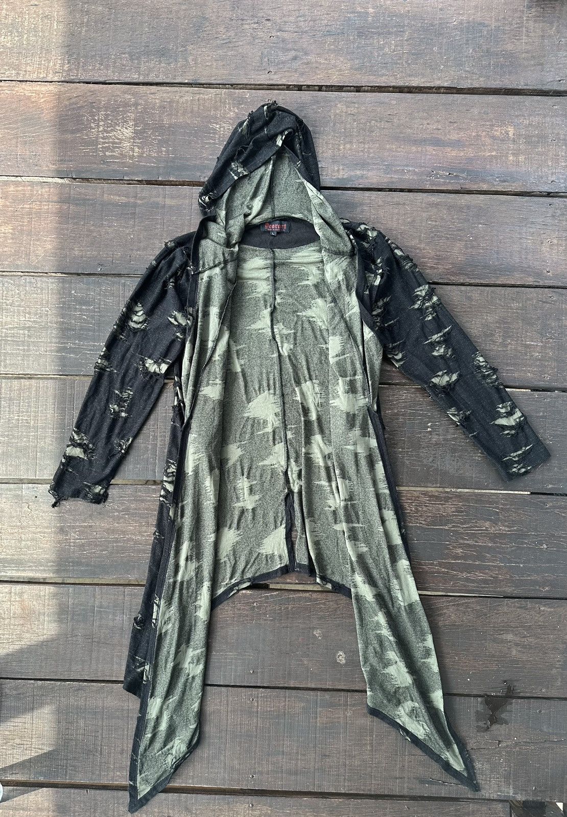 Japanese Brand Deorart made in devilcastle Cardigan design punk distressed Size S / US 4 / IT 40 - 2 Thumbnail