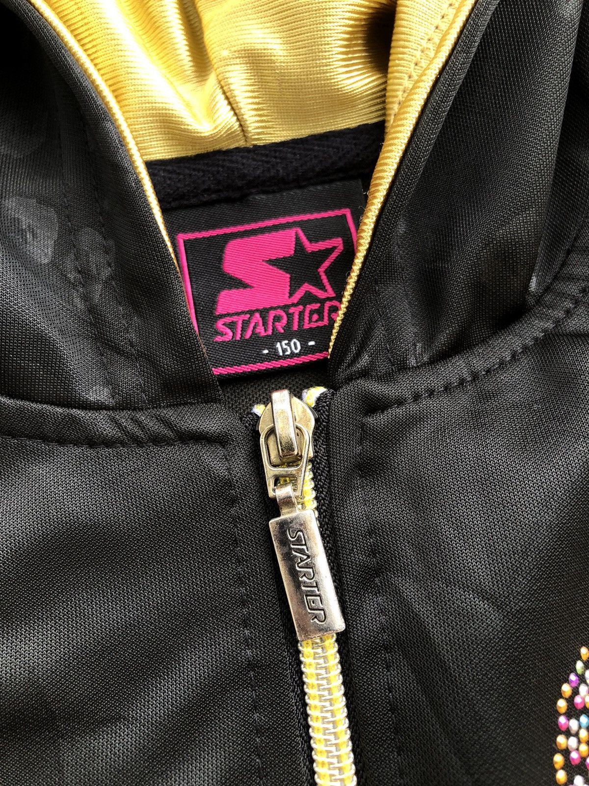 Starter Starter Y2K Vintage Cool Hoodie, Leopard Gold Shinny Diamond Size M / US 6-8 / IT 42-44 - 18 Thumbnail