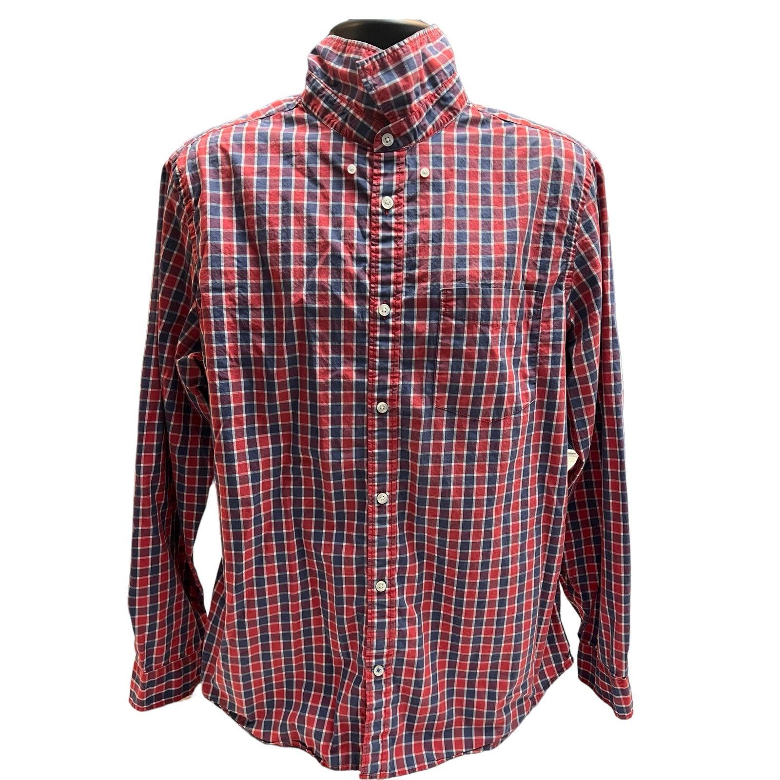 Gap Gap Lived-In Men’s Plaid Button Down Shirt XL Long Sleeve Size US XL / EU 56 / 4 - 5 Thumbnail