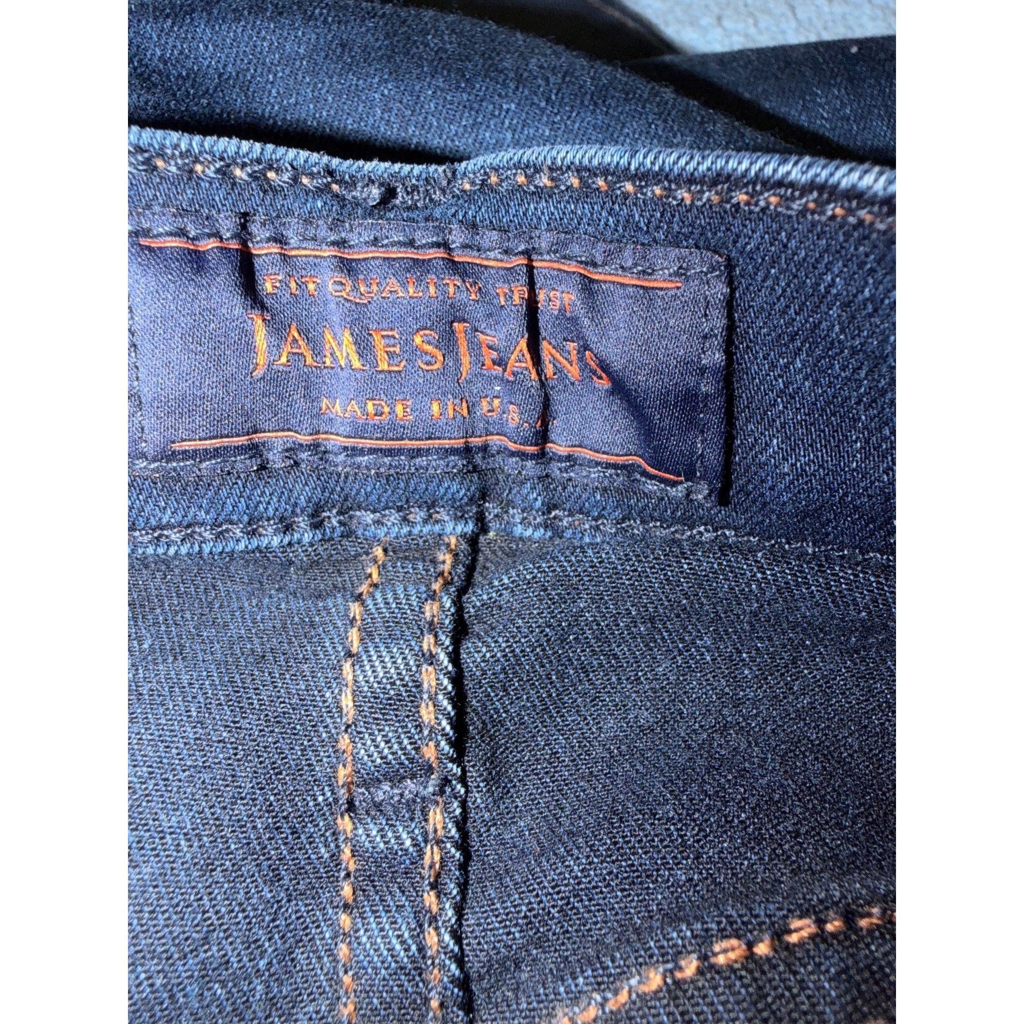 James Jeans James Jeans High Class Skinny Dark Wash Jeans Made In USA Po Size 42" / US 20 - 4 Thumbnail