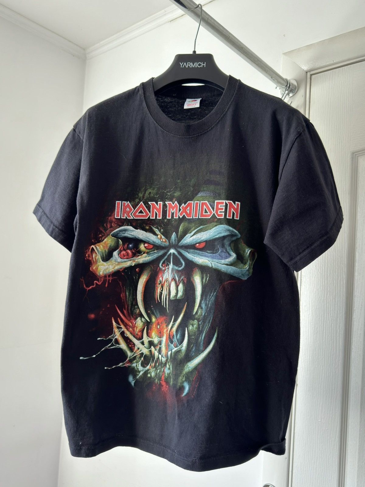 Band Tees Vintage 2010 Iron Maiden Reaper Face Band Tee T Shirt Size US L / EU 52-54 / 3 - 1 Thumbnail